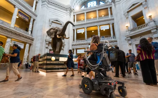 Accesibilidad en los museos Smithsonian