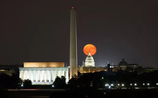 Monuments at Night
