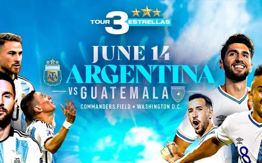 Argentina vs. Guatemala National Soccer Teams 
