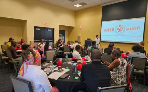 AEF hosted a planning session for educators and administrators of DC’s high school Academies of Hospitality and Tourism, Culinary Arts and Mass Media.
