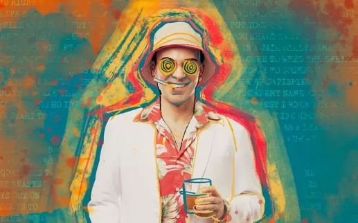 Graphic for Hunter S Thompson musical
