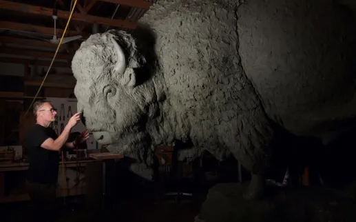 'Bronze Bison' at the National Museum of Natural History