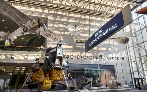 Boeing Milestones of Flight Hall at the National Air and Space Museum
