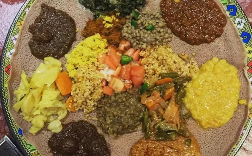 Ethiopian food from Dukem
