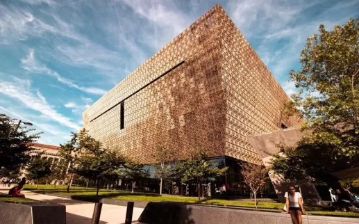 @aishaslens - Smithsonian National Museum of African American History and Culture on the National Mall in Washington, DC
