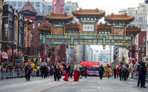 Chinese New Year Parade in DC's Chinatown neighborhood - Ways to celebrate Chinese New Year in Washington, DC