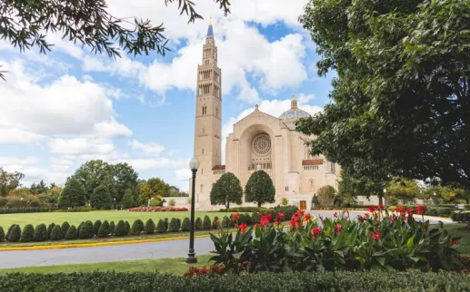 Basílica do Santuário Nacional da Imaculada Conceição em Brookland - Marcos em Washington, DC
