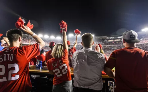 Jeu de cartes sauvages 2020 au Nationals Park