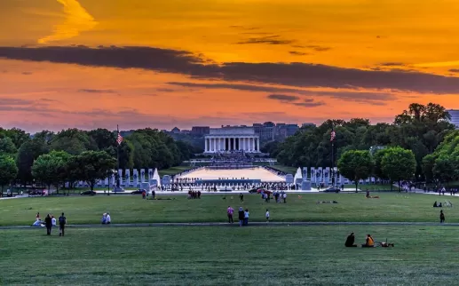 @ marcodip25 - Coucher de soleil d'été sur le National Mall à Washington, DC