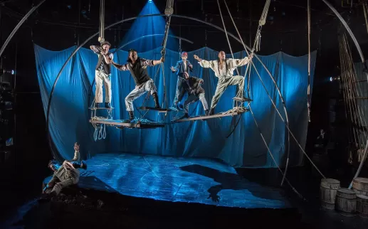 Arena-Bühne Moby Dick-Auftritt