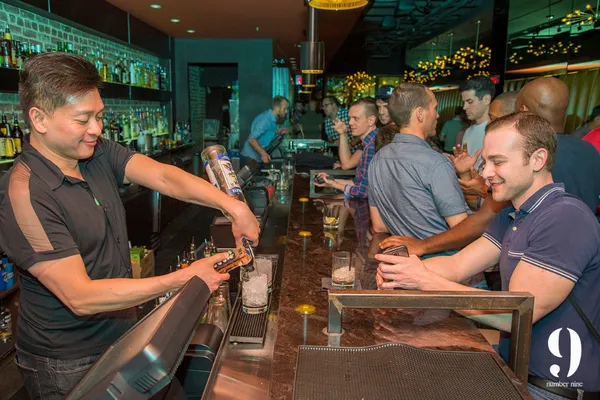 Inside the Number Nine bar