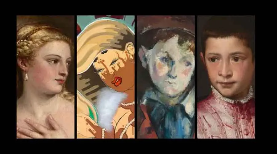 Artwork from "Back and Forth: Rozeal., Titian, Cezanne"