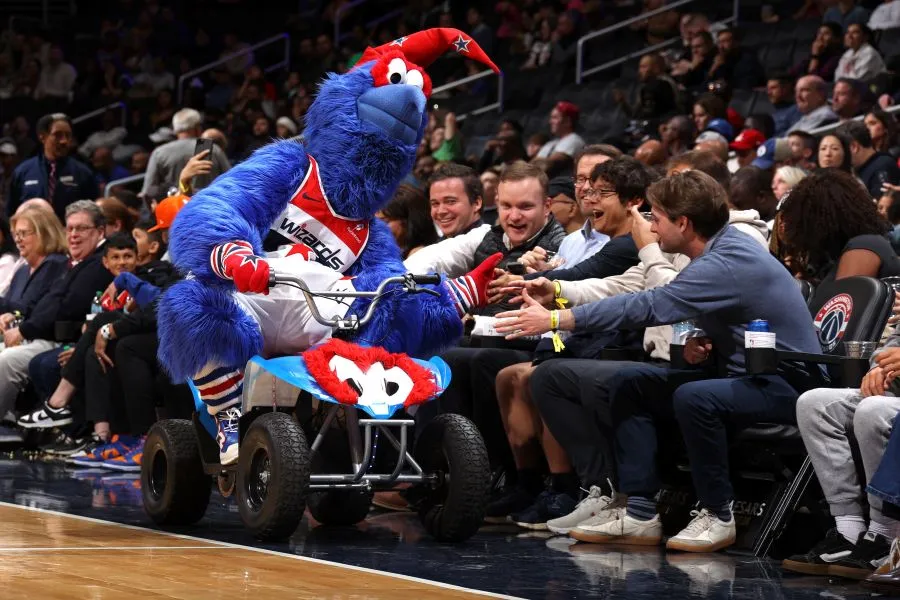 G-Wiz of the Washington Wizards