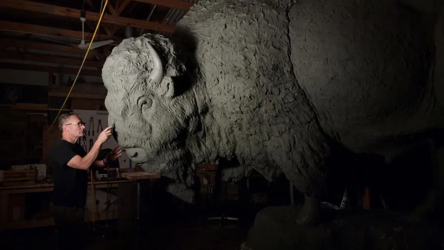 'Bronze Bison' at the National Museum of Natural History