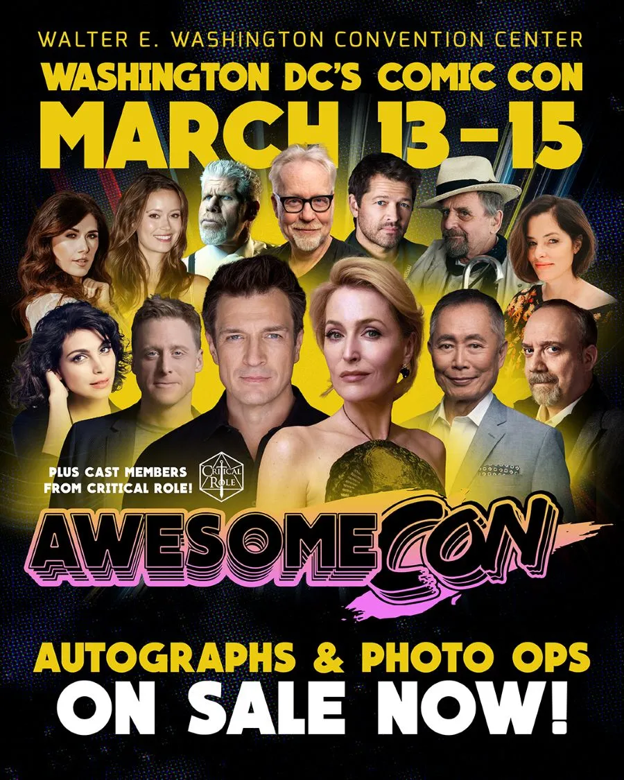 Celebrity Guests at Awesome Con 2026