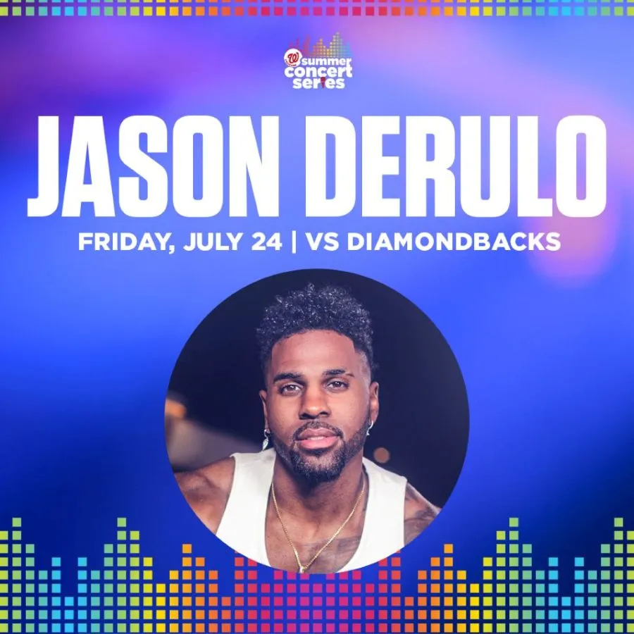 Jason Derulo at Nationals Park