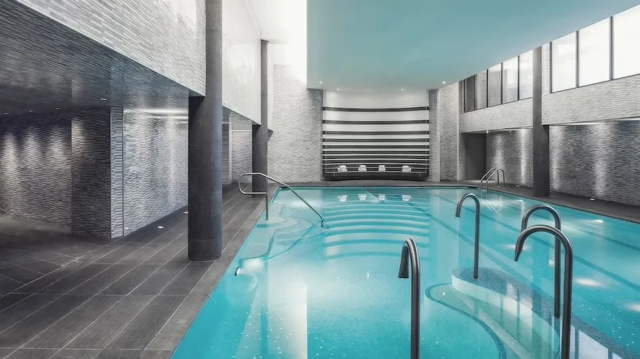 Indoor pool at The Watergate Hotel