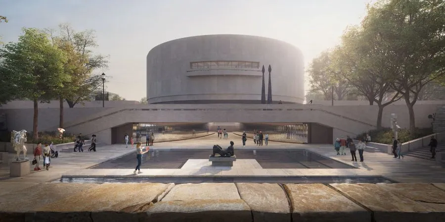 Hirshhorn Sculpture Garden Rendering