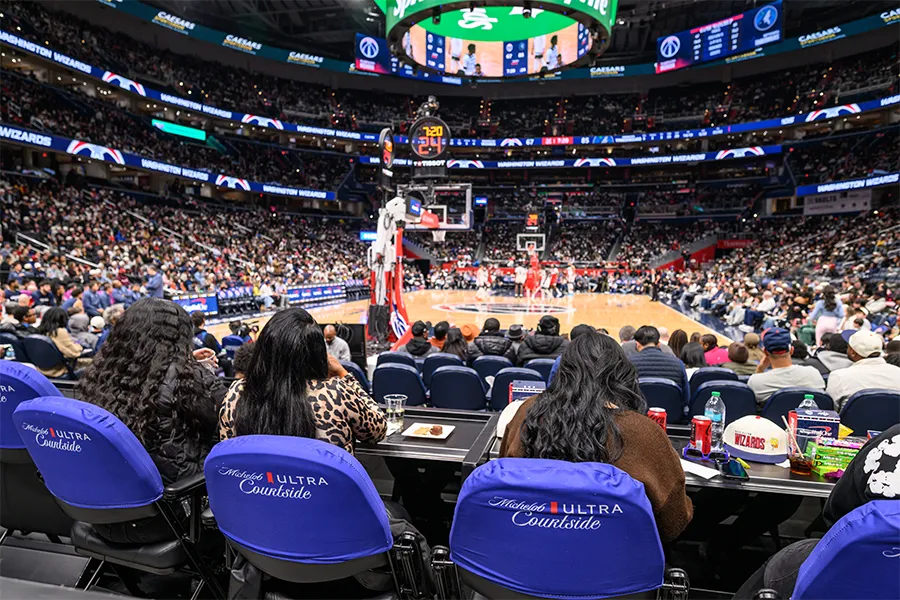 Washington Wizards Courtside View