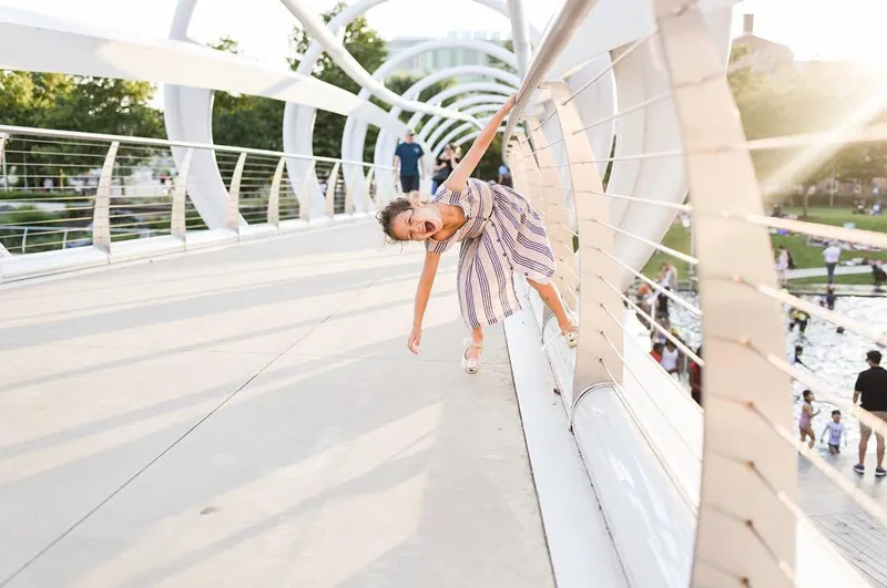 @amy_hashimoto - Child playing on the bridge at Yards Park on the Capitol Riverfront - Family-friendly things to do in Washington, DC