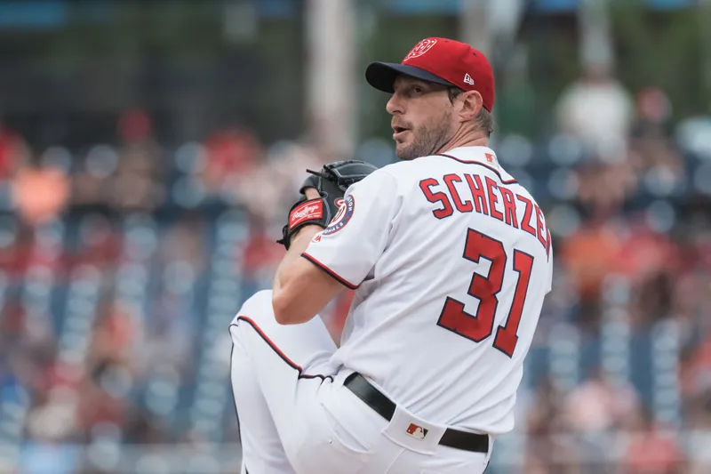 华盛顿国民队的 Max Scherzer - 不容错过的华盛顿特区体育巨星