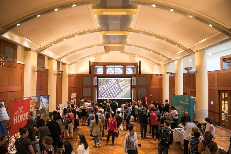 Visitors in Turkish embassy during Passport DC - Free international experiences in Washington, DC