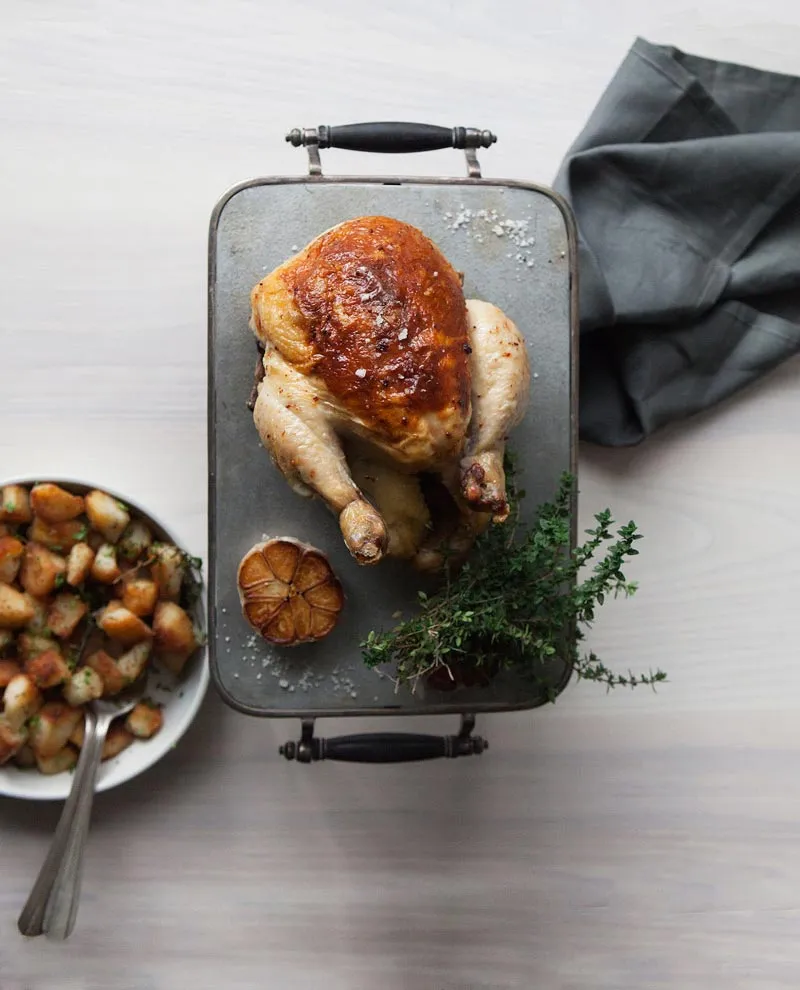 Roast Chicken en Panade at Kinship - Michelin Starred Restaurant in Washington, DC