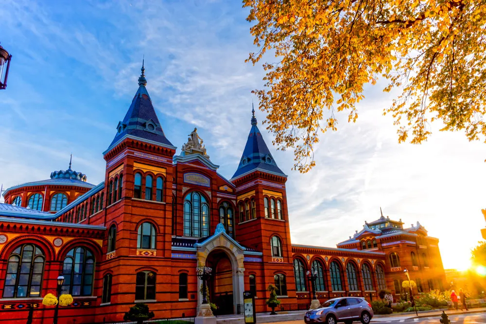 Smithsonian Arts & Industries Building at Sunset - Washington, DC