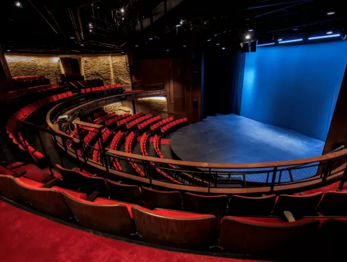 Round House Theatre - Looking onto stage from balcony