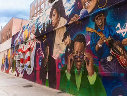 Ben's Chili Bowl mural