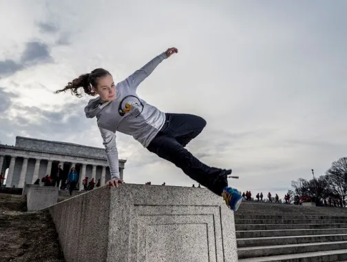 Momentum Parkour at National Building Museum