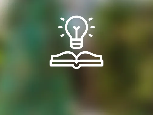 An icon of a light bulb above an open book represents educational tours.