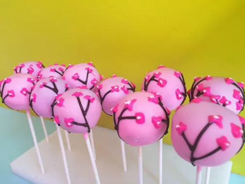Gebacken von Yael Cherry Blossom Cake Pops – von Kirschblüten inspiriertes Essen in Washington, D.C