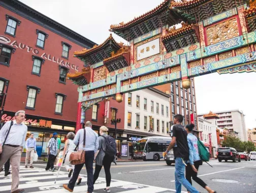 Friendship Archway in Chinatown - Neighborhoods in Washington, DC