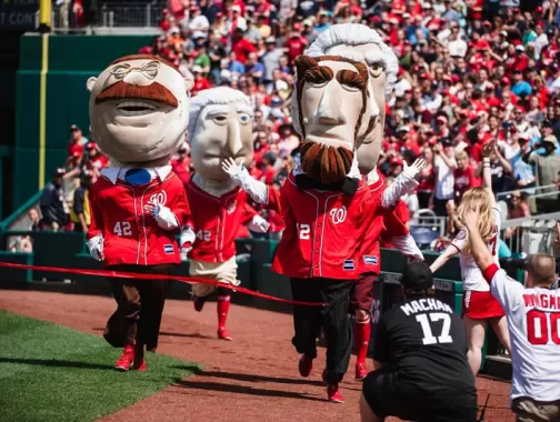 Racing Presidents at Washington Nationals baseball game - Things to do this spring and summer in Washington, DC