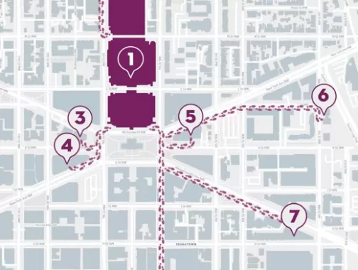 Miniatura della mappa delle riunioni del campus connesso