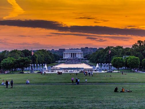 @ marcodip25 - Coucher de soleil d'été sur le National Mall à Washington, DC