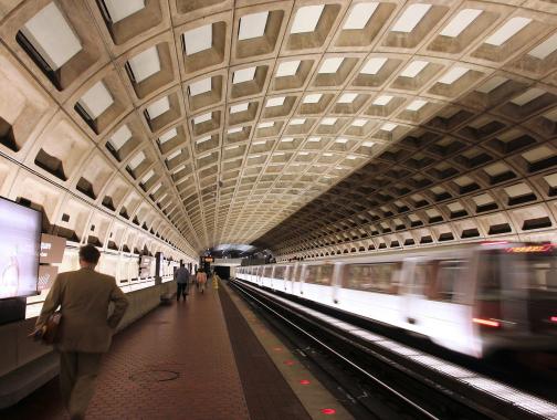 inside underground station