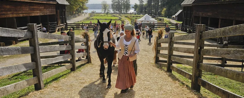 Fall Harvest Festival at Mount Vernon farm