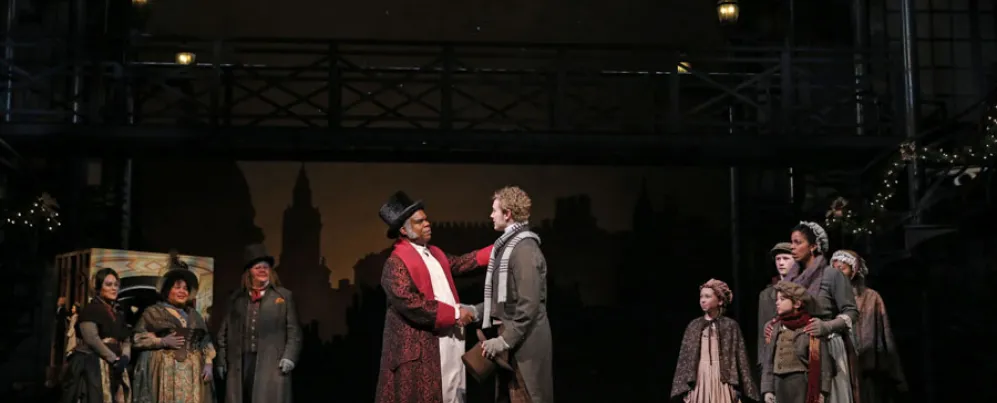 Foto von der Bühnenproduktion von A Christmas Carol