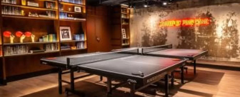 table de ping-pong chez Spin DC