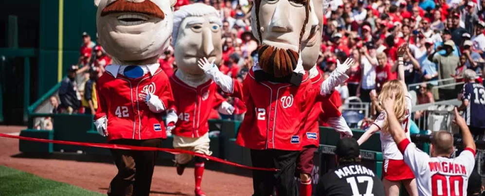 Racing Presidents no jogo de beisebol do Washington Nationals - Coisas para fazer nesta primavera e no verão em Washington, DC