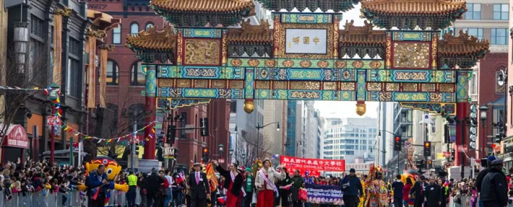 Desfile do Ano Novo Chinês no bairro de Chinatown em DC - Maneiras de celebrar o Ano Novo Chinês em Washington, DC