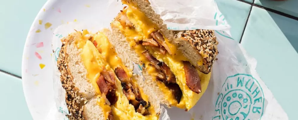 @dcfastcasual - Bagel sandwich from Call Your Mother Jewish deli in Park View - Where to eat in Washington, DC