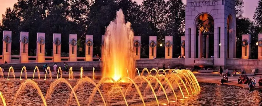 @marcus_ww - Atardecer de verano en el Memorial de la Segunda Guerra Mundial - Cosas que hacer en Washington, DC