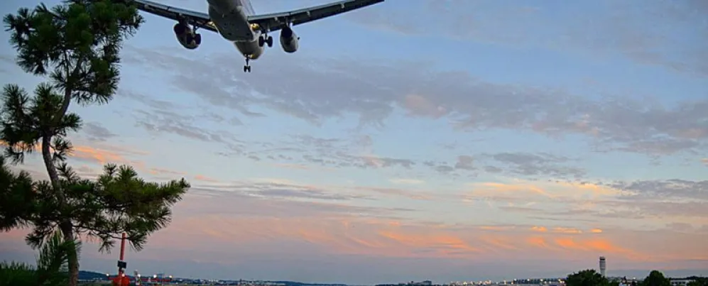 @trbaba - Blick vom Gravelly Point - Flugzeuglandung am Ronald Reagan National Airport