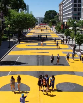 Black Lives Matter Plaza en Washington, DC