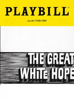 Playbill "La gran esperanza blanca"
