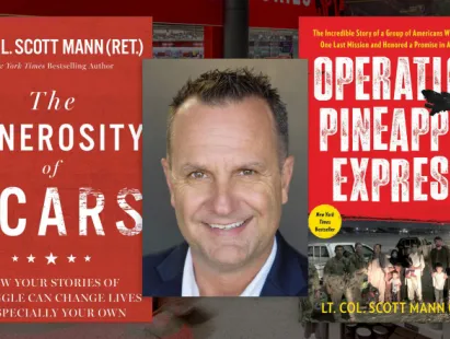 The Generosity of Scars and Operation Pineapple Express with author Scott Mann
