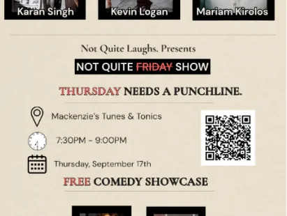 Not Quite Friday Free Comedy Show